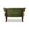 Jared - Roll Arm Tufted Bench Settee - Olive Green - Image 6