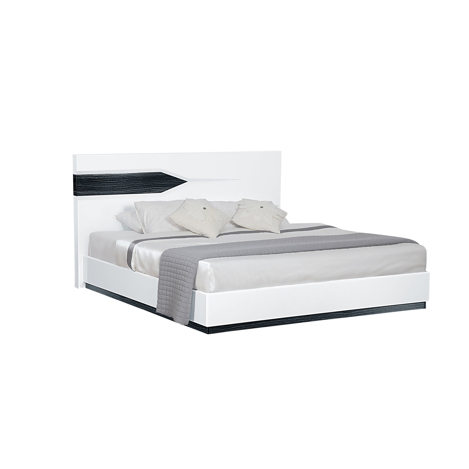 Vios - King Zebra Bed - White - Image 5