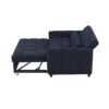 Loveseat Sofa Pull Out Sofa Bed Tufted Sleeper Sofa With An Adjustable Backrest, 3 USB Ports And 2 Lumbar Pillows For Living Room - Blue - Image 23