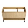 Minimalist 48" Freestanding Bathroom Vanity With 3 Soft Close Cabinet Doors - Oak - Image 8