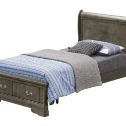 Louis Phillipe - Full Storage Bed For Comfort - Gray