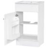 18" Bathroom Vanity With Sink, & Ceramic, Adjustable Shelf - White - Image 16