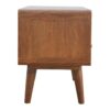 Curved Media Unit - Chestnut - Image 8