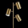 Harmony - Floor Lamp With Rotary Switch Triple Spots Block Base - Gold - Image 3