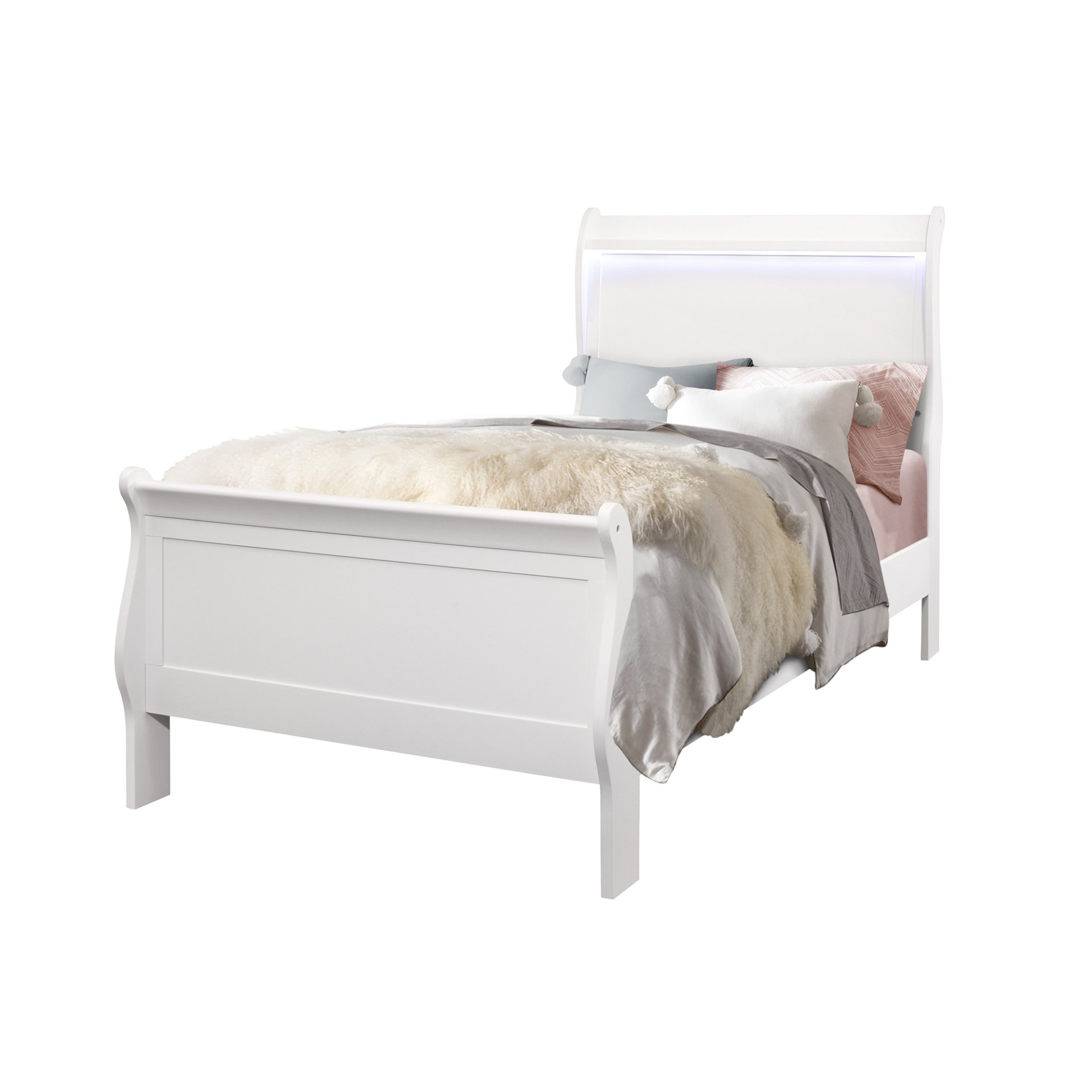 Charlston - Twin Bed - White - Image 9