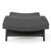 Salem - Wicker Chaise Lounge Chair For Comfortable Outdoor Relaxing - Gray Rattan - Image 8