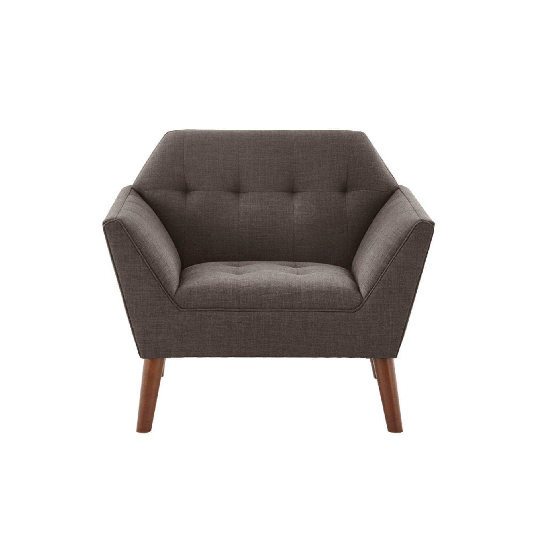 Lounge Chair Mid - Century Modern Style Polyester - Charcoal - Image 9