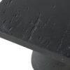 Square Side Table With Pedestal Base - Black - Image 8