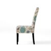 Contemporary Dining Chair Set With Rubberwood Legs - White / Blue - Image 9