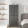Danbury - Wood Wardrobe - Gray - Image 5