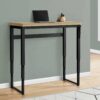 Computer Desk, Home Office, Standing, Adjustable, Laptop, Contemporary & Modern - Natural - Image 11