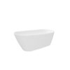 Acrylic Freestanding Soaking Bathtub With Integrated Slotted Overflow And Brushed Nickel Toe-Tap Drain, Cupc C Ertified, 02141-Bn - Glossy White - Image 8