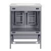24" Bathroom Vanity With Integrated Undermount Sink, 2 Doors 1 Drawer, Soft Close Hinges, - Gray - Image 16