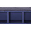 Cargo - Bench With Storage - Blue / Gray - Image 4