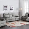 Reclining Loveseat - Gray - Image 2