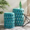 Selen - Side Table - Teal - Image 4