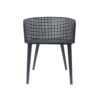 Milan - Outdoor Dining Chair (Set of 2) - Black - Image 4