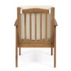 Casa - Acacia Club Chair Coastal Classic Outdoor Seating - Brown - Image 10
