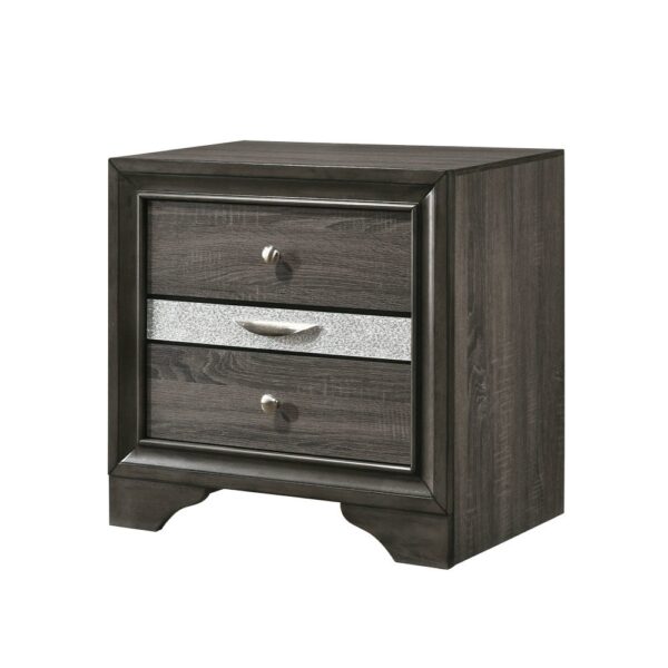 Naima - Nightstand - Gray