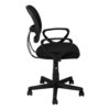 Office Chair, Adjustable Height, Swivel, Ergonomic, Armrests, Mesh, Contemporary / Modern - Black - Image 4