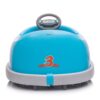 Bumper Car For Kids, 12V Dual Drive 1-6 Years Old Children's Electric Car With Pushrod Dinner Plate USB Bt Music Rocking Horse Mode Anti-Collision Bumper Ride On Car - Blue - Image 2