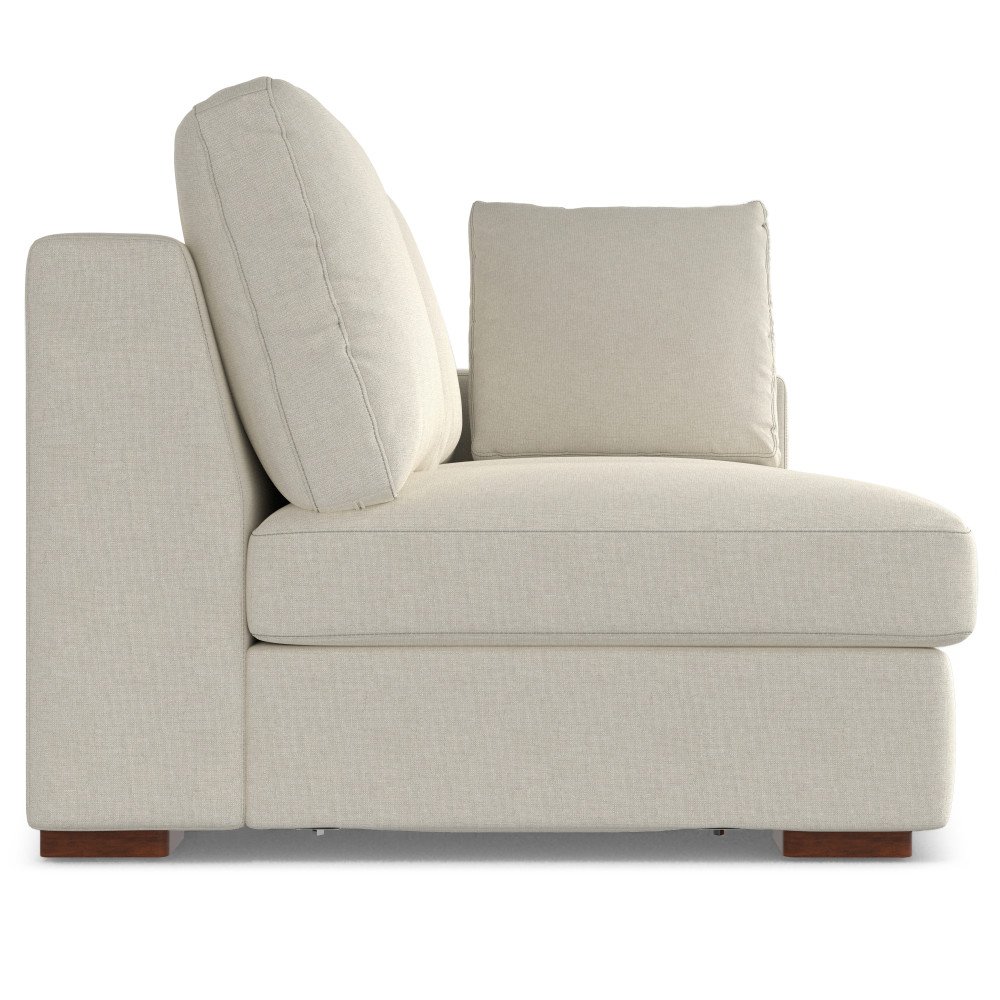 Charlie - Deep Seater Left Sectional Sofa - Cream - Image 14