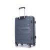 Hardshell Suitcase Double Spinner Wheels Pp Luggage Sets Lightweight Durable Suitcase With Tsa Lock, 3 Piece Set (20/24/28) - Gray - Image 11