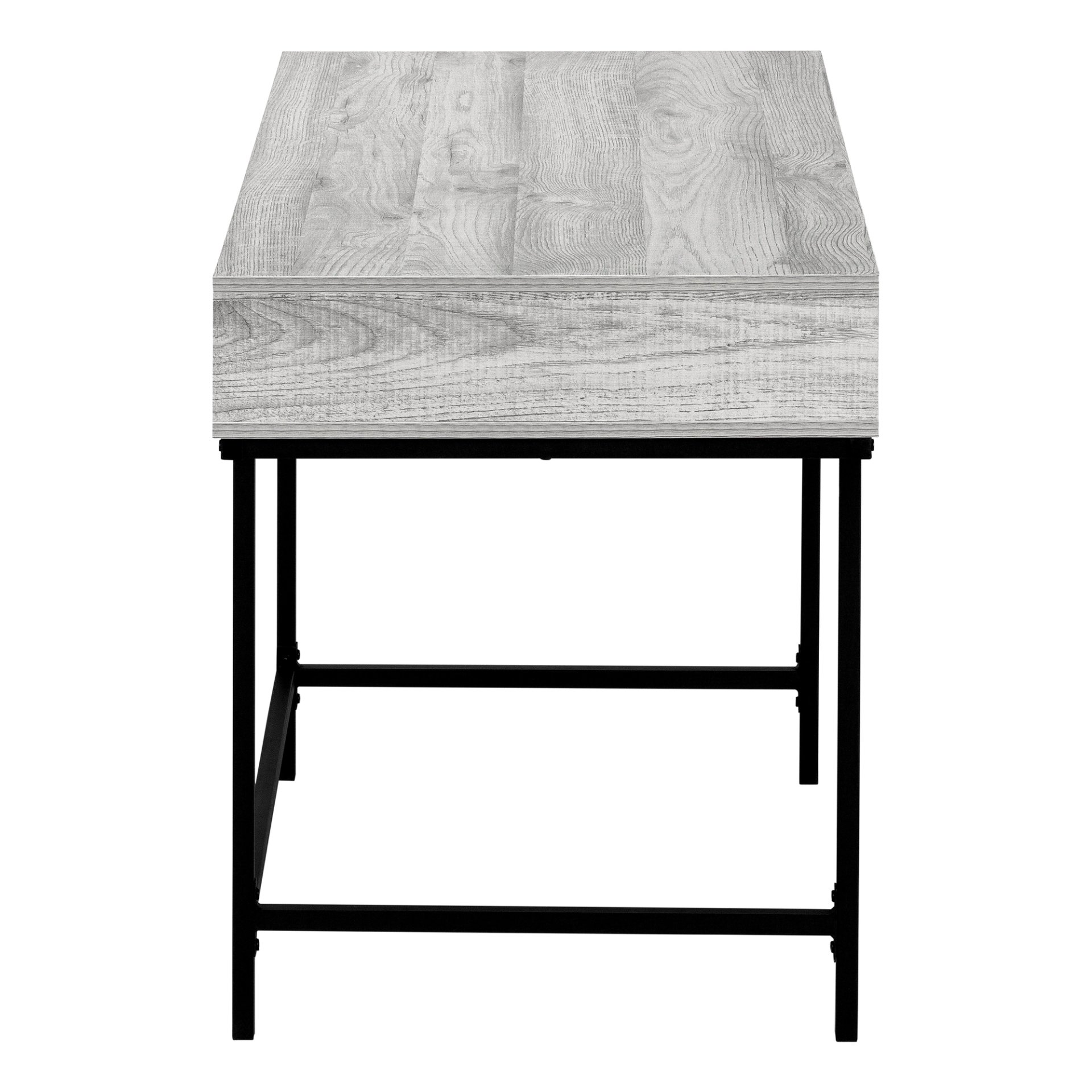 Computer Desk For Home Office, Laptop, 2 Storage Drawers, Contemporary And Modern - Gray - Image 6