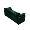 Elegant Corduroy Oversized 3 Piece Sectional Sofa Set With Deep Seats And Flexible Layout - Green - Image 3
