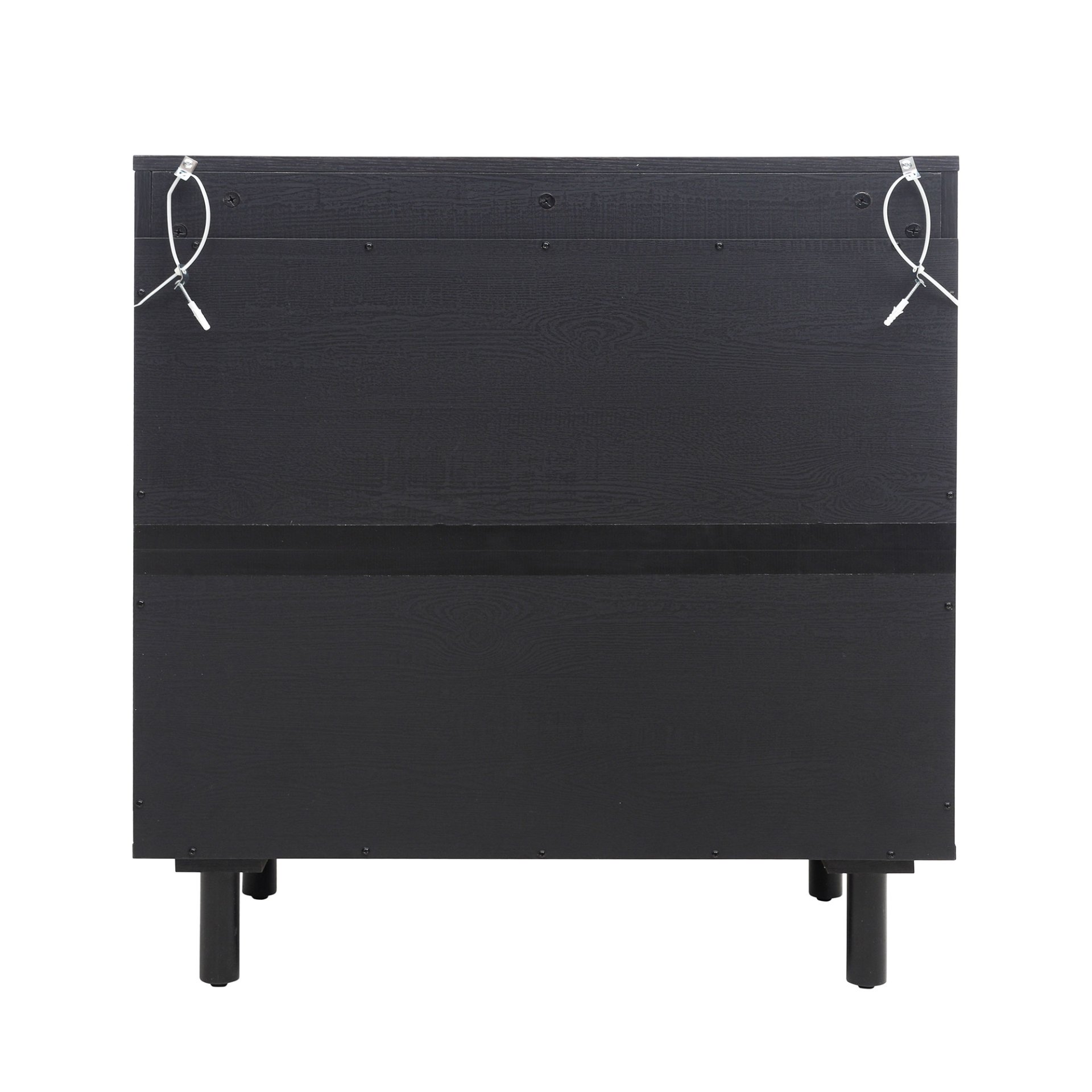 2 Door Cabinet, Suitable For Bedroom - Black - Image 12