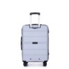 Hardshell Suitcase Spinner Wheels Pp Luggage Sets Lightweight Suitcase With Tsa Lock, 3 Piece Set (20/24/28) - Silver - Image 6