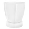 Drum Accent Side Table, Contemporary & Modern - White - Image 11