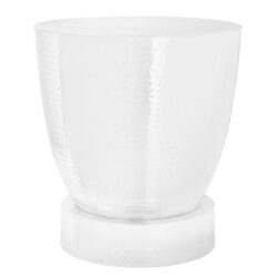 Drum Accent Side Table, Contemporary & Modern - White