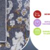 Payas - 2' X 3' Traditional Area Rug - Blue - Image 7