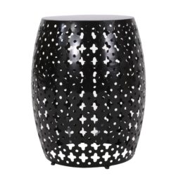 Metal End Table Large - Black