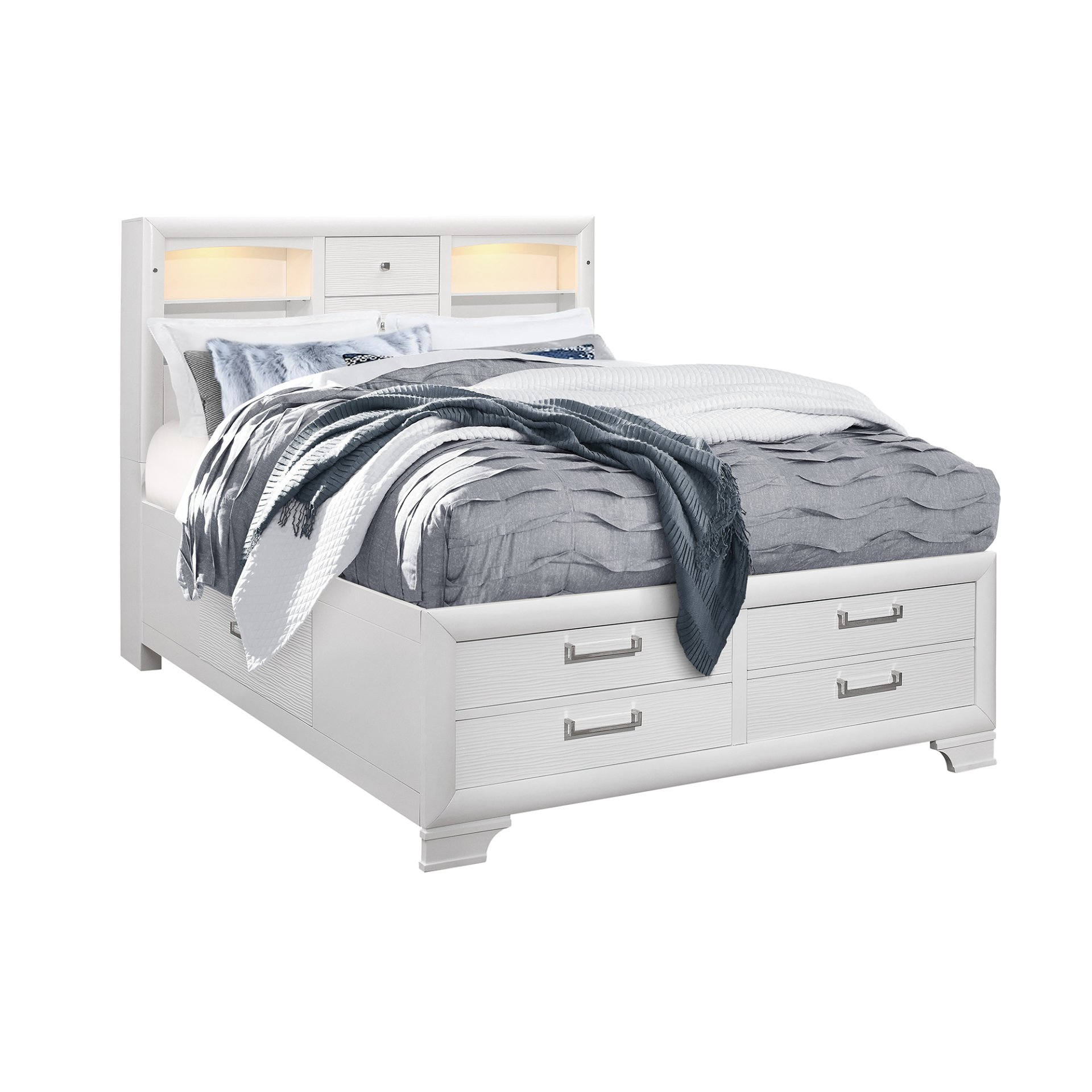 Civic - Queen Bed - White - Image 3