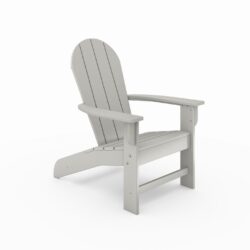 Adirondack Chair Premium HDPE Poly Lumber For Pool, Patio, And Garden Elegance - Dark Gray