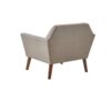 Mid - Century Lounge Chair With Button Tufting - Light Gray - Image 6