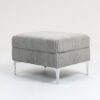Modular Sectional Sofa Square Ottoman Module, Storage Ottoman Footrest - Gray - Image 4