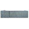 Modular Combination Living Room Sofa Set, Modern Minimalist Sofa, Living Room Upholstered Sofa Bed, Bedroom, 2 Pieces Computer Free Combination, L - Shaped - Light Gray - Image 15