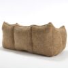 Comfortable Dual Beanbag Chair With High Resilience Foam Core For 2 People In Coffee - Coffee - Image 19