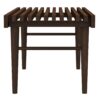 Mia - Mid-Century Modern Bench - Dark Brown - Image 11