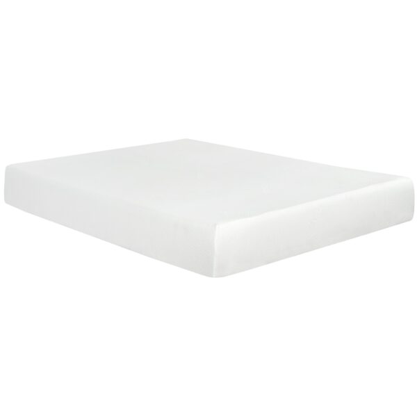 10" Plush Gel Memory Foam Mattress For California King Bed With Cooling Technology Aloe Vera Cover - White