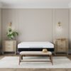 Copper Lux - 12" Full Soft Memory Foam Mattress With Phase Change Cooling Fabric - White / Gray - Image 2