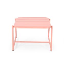 Modern Conrad Side Table Outdoor Metal - Coral Matte