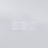 40*30" LED Bathroom Beveled Mirror, 3000 - 6000K Gradient Front And Backlit LED Mirror For Bathroom, 3 Colors Dimmable, Ip54 Enhanced Anti - Fog, Hanging Plates Wall Mount Lighted Mirror - Gray - Image 7