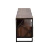 Folia - Contemporary TV Stand - Walnut / Black - Image 3