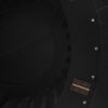 Modern Round Coffee Table With Grille Molding For Living Room, Bedroom, Or Balcony - Black - Image 14