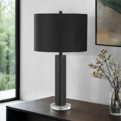 Lighting, Table Lamp, Contemporary - Black