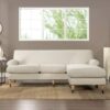 Alana - L-Shape Reversible Sectional Sofa - Light Beige - Image 14